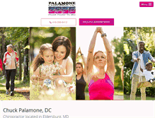 Tablet Screenshot of palamonechiropractic.com